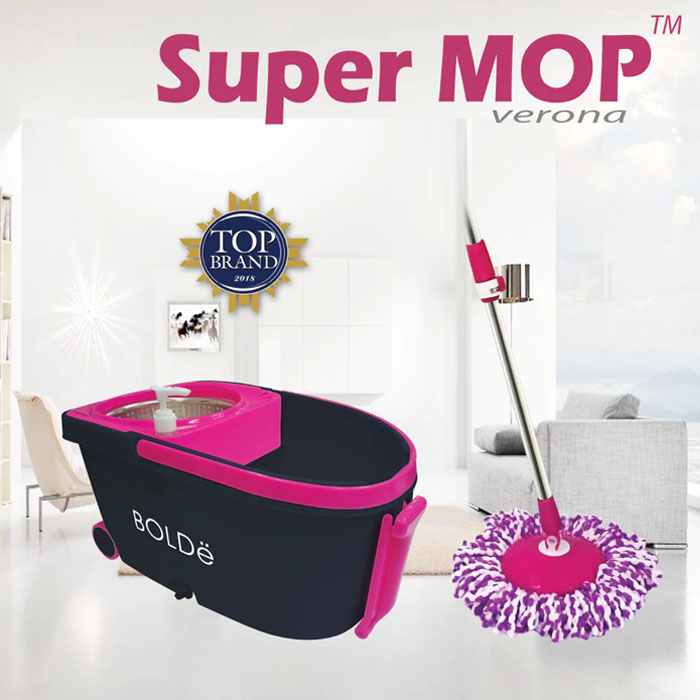 Bolde Super MOP Verona - Hitam Pink